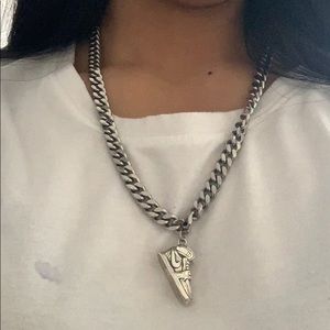 Sneaker chain necklace